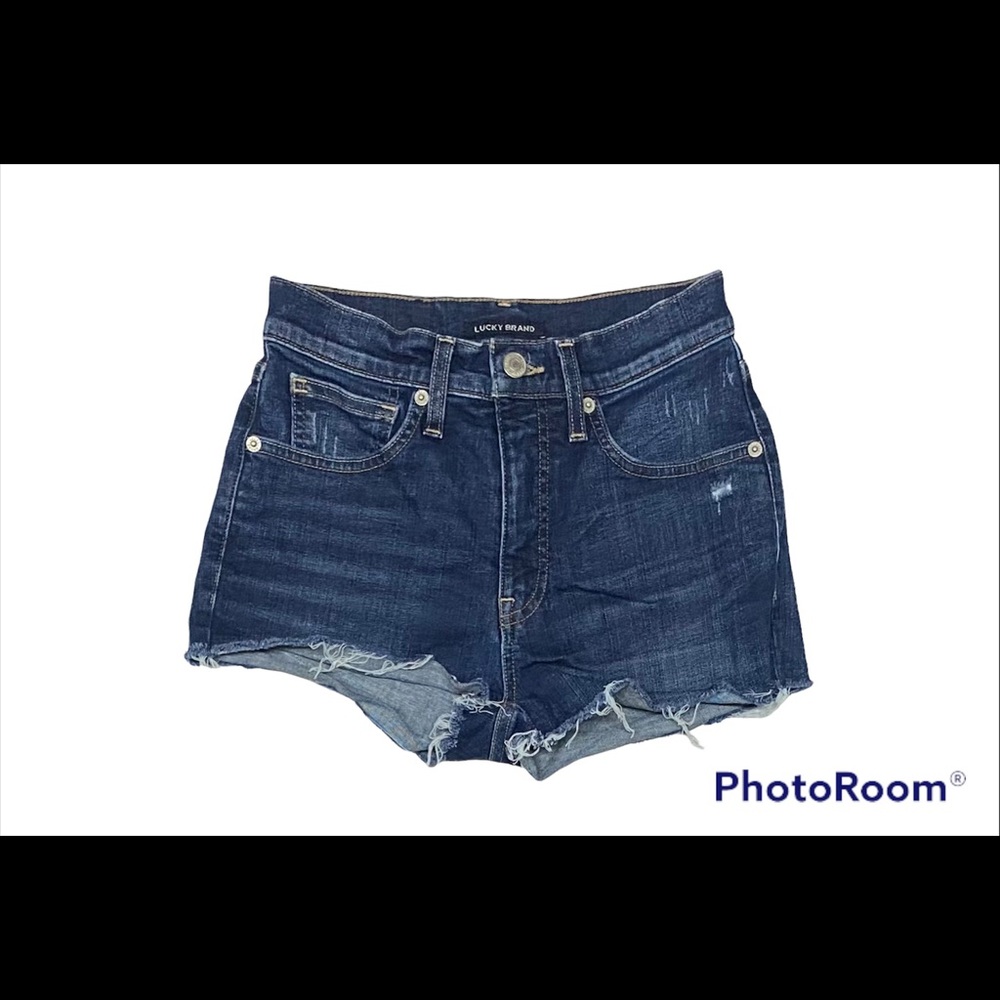 Lucky Brand High Rise  Short Denim Shorts Women's Size 2 Bridgette